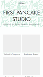 Mobile Screenshot of firstpancakestudio.com